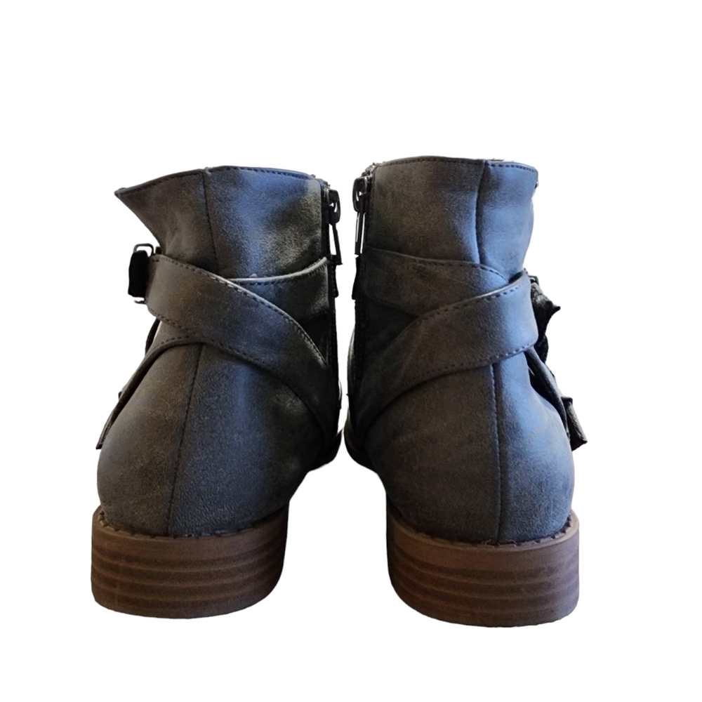 $5 Rocket Dog Zip Booties Grey - 4 - Picture 7 of 8